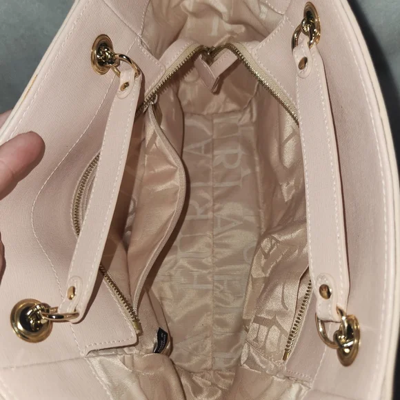 Furla Julia Winter Rose Medium Leather Tote Bag Handbag With Dust Bag - Picture 5 of 9